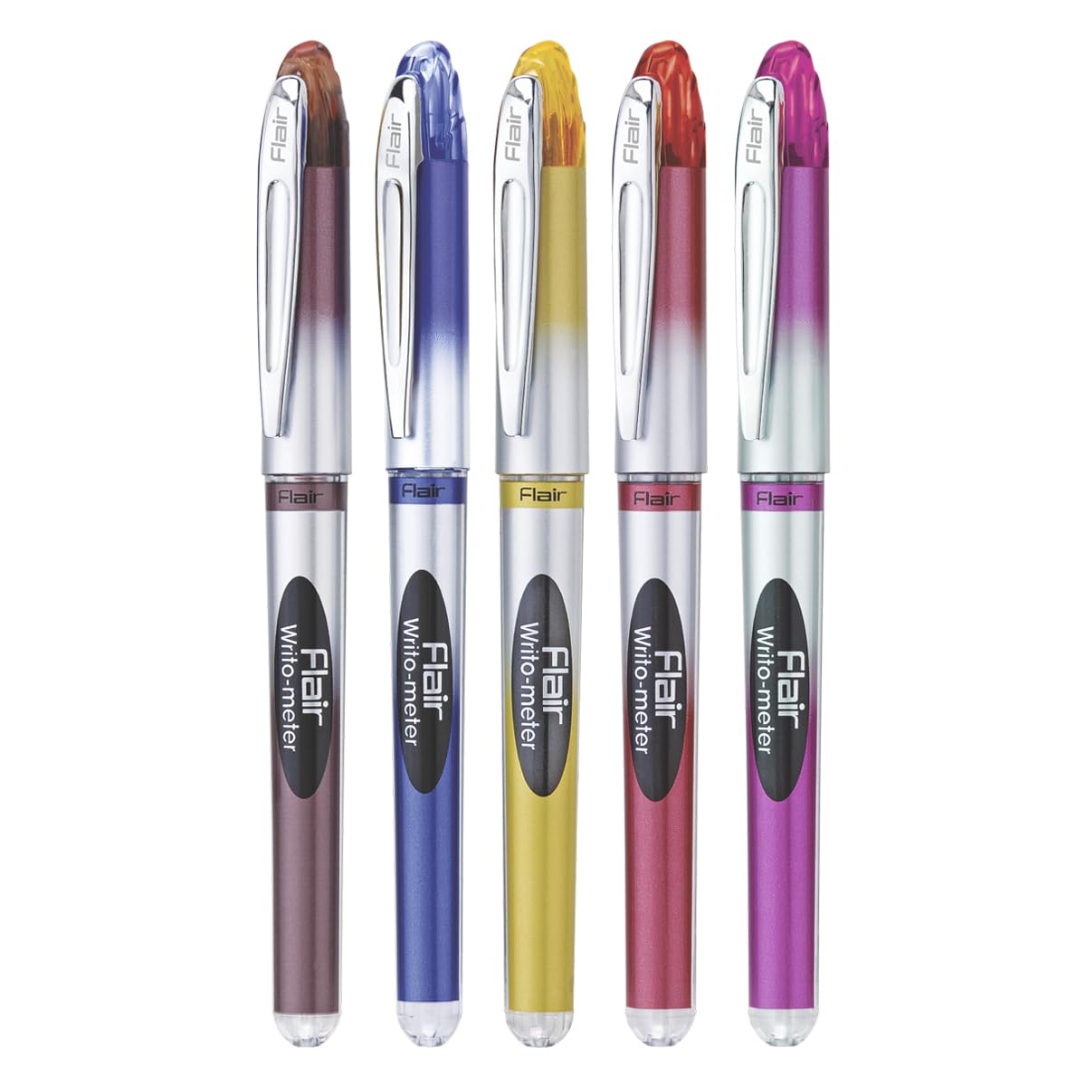 Flair Writo-Meter Ball Pen – Black Ink, High-Performance (Single Pack)